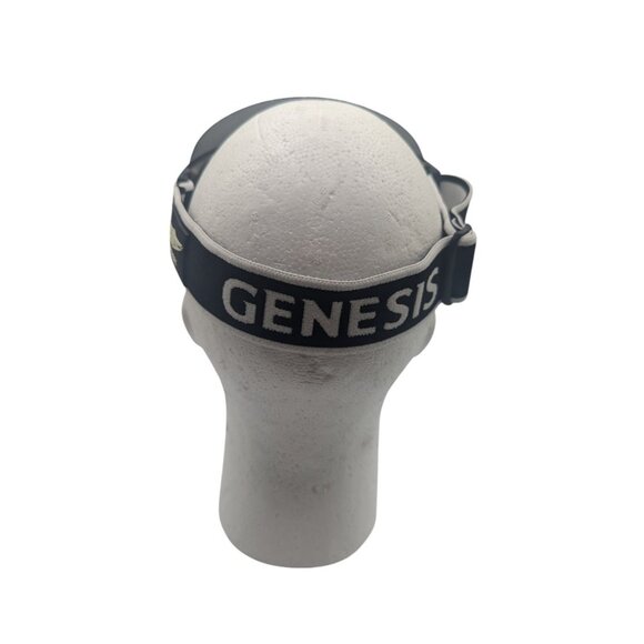 Genesis Branded Adjustable Visor With Tinted Shield Black & Clear Stylish Sun Pr - Picture 4 of 7